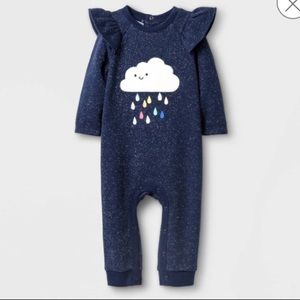 Cat and Jack rain cloud romper